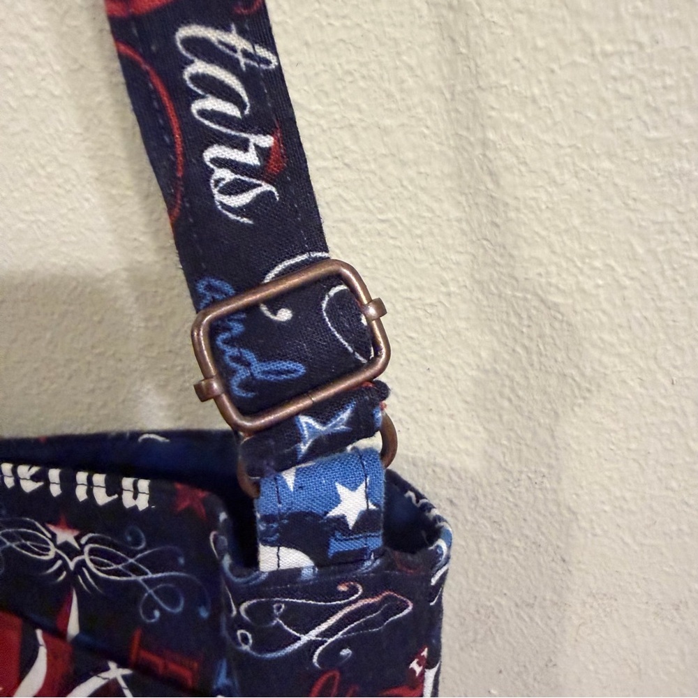 Patriotic USA Crossbody Bag Red White Blue Americana Flag Print Small Purse - Picture 8 of 11